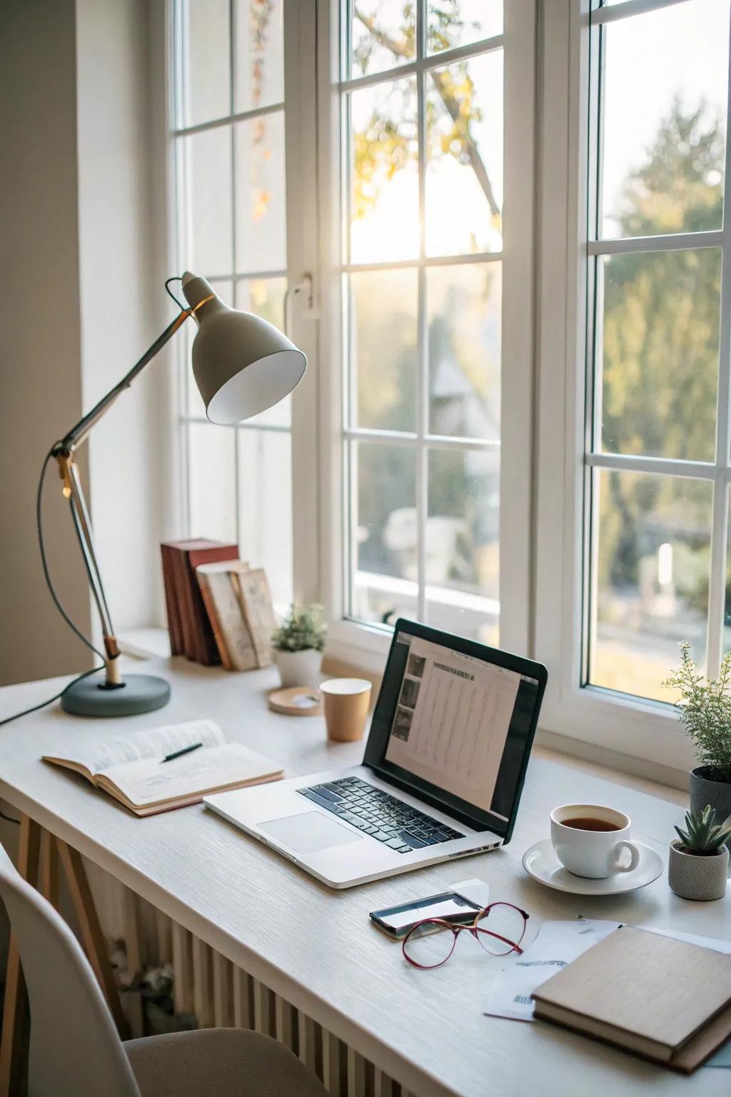 Correct lighting can transform your workplace into a welcoming retreat.