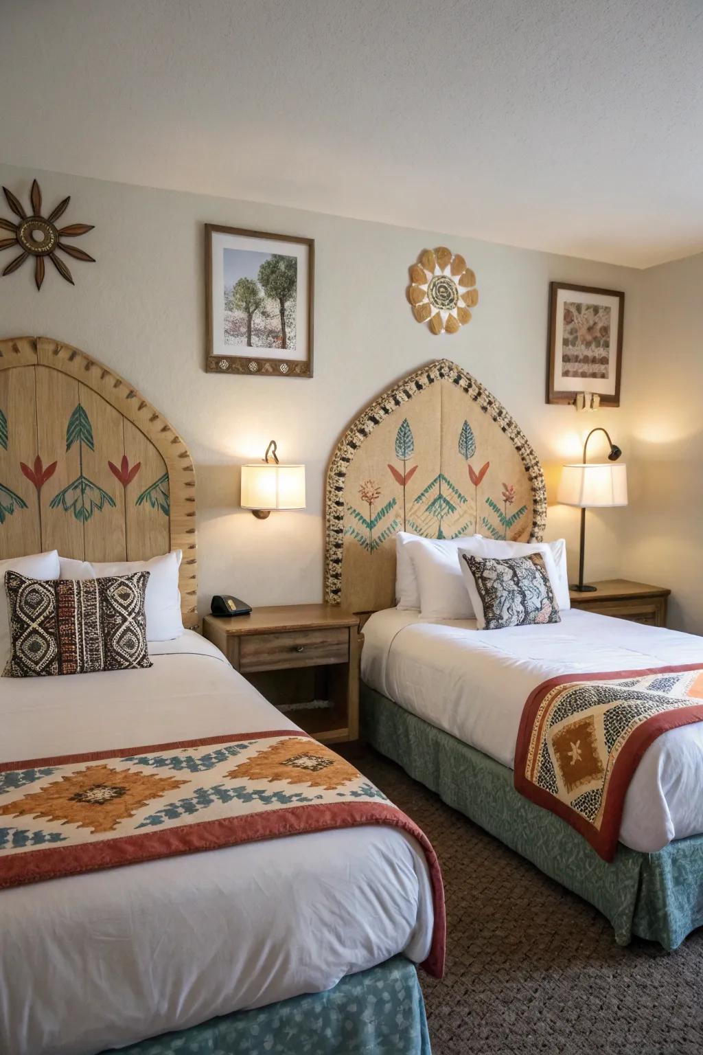 Inventive headboards to add personal style.