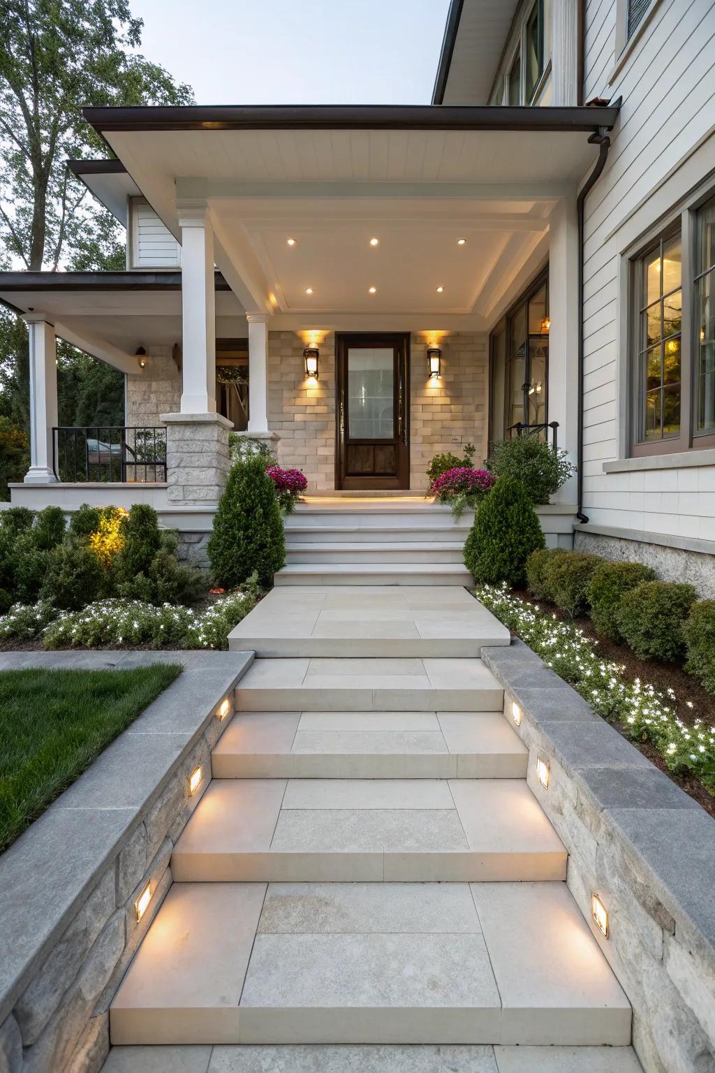 An inviting entryway sets a delightful tone for visitors.