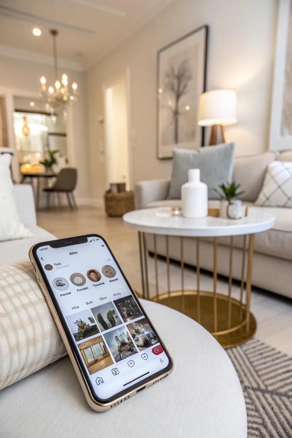 Achieve a cohesive aesthetic by matching photos and icons.