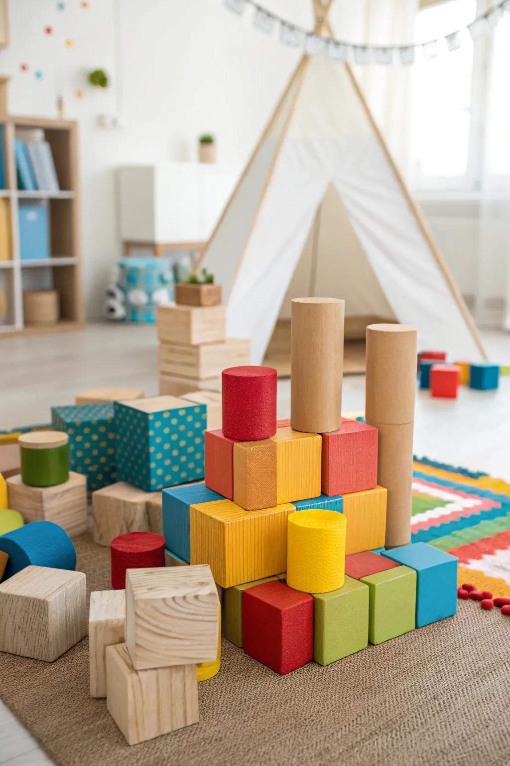 A spectrum of blocks for unrestricted creativity.