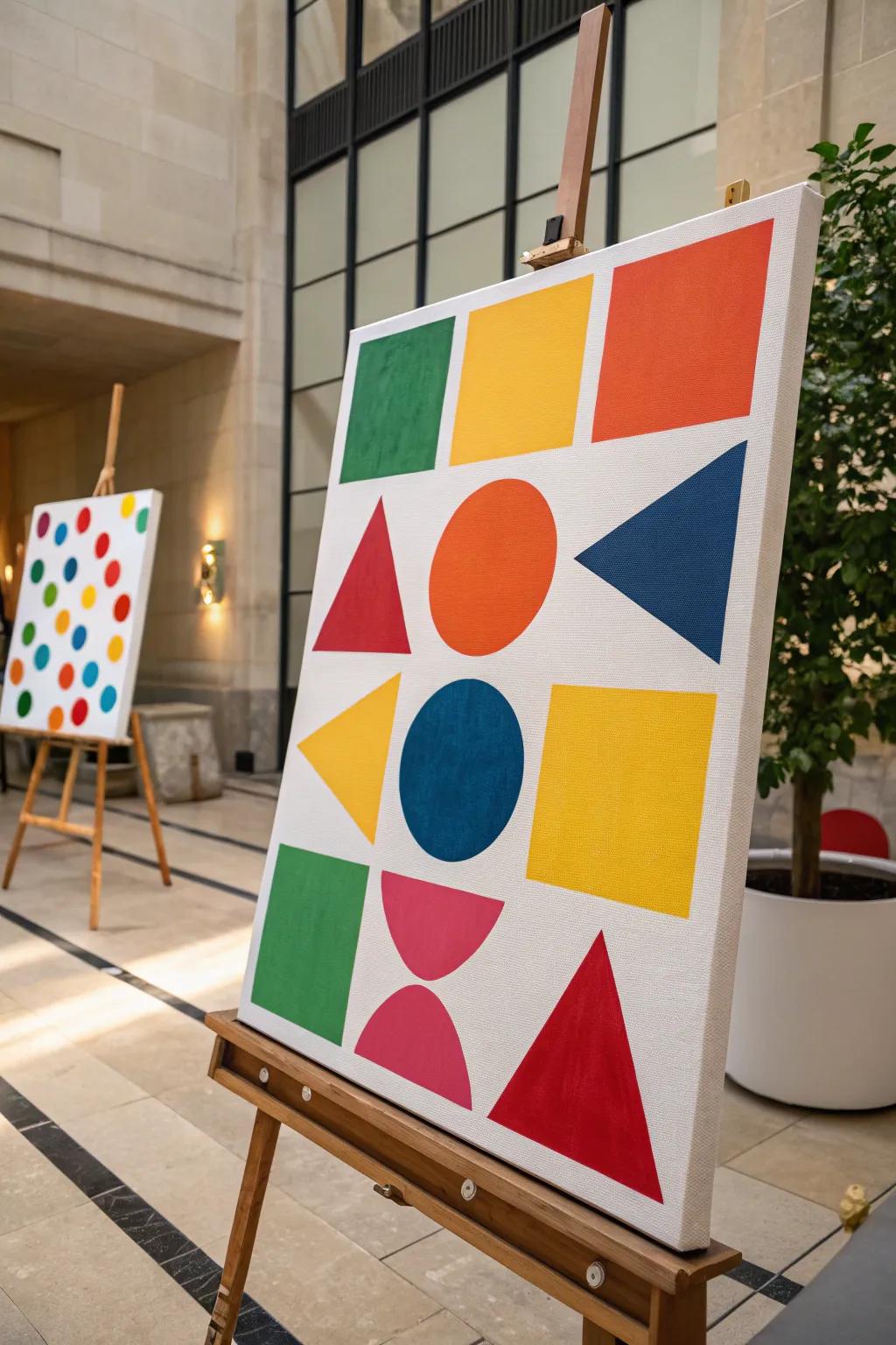 Elevate your artistry with contemporary geometric motifs.