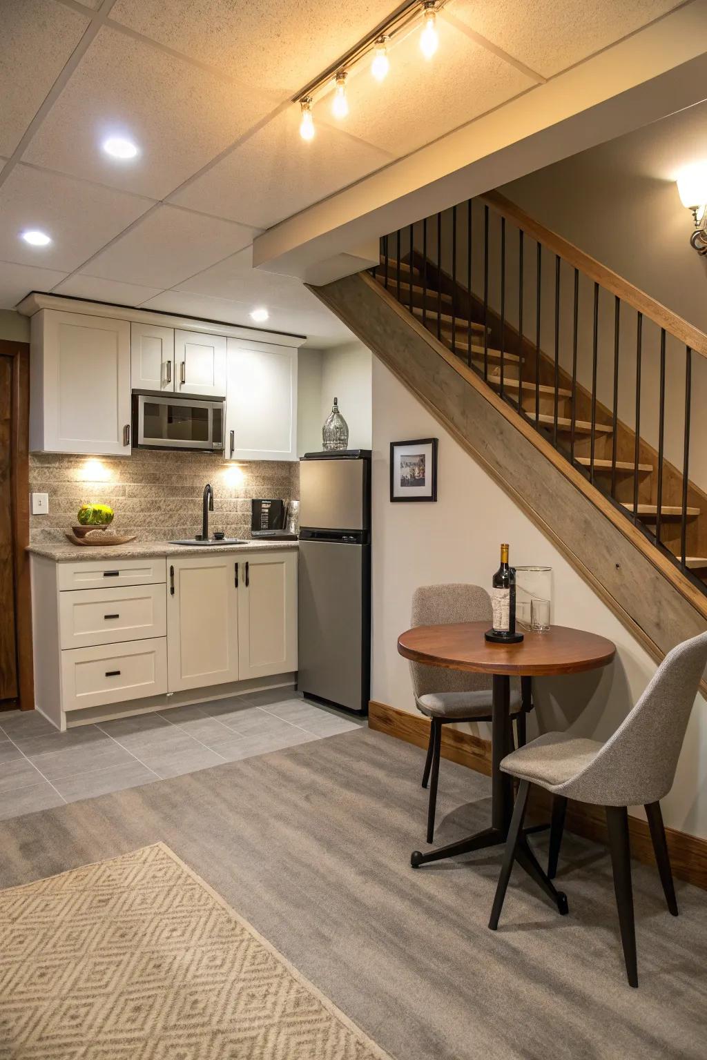 Utilizing under-stair zones can add unexpected functionality to your home.