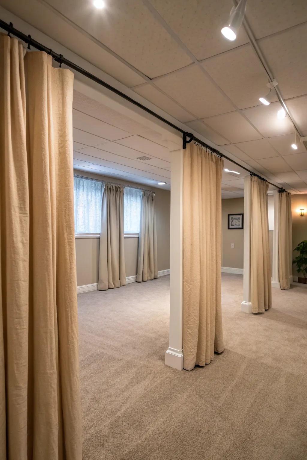 Neutral coverings offer a timeless and adaptable design.