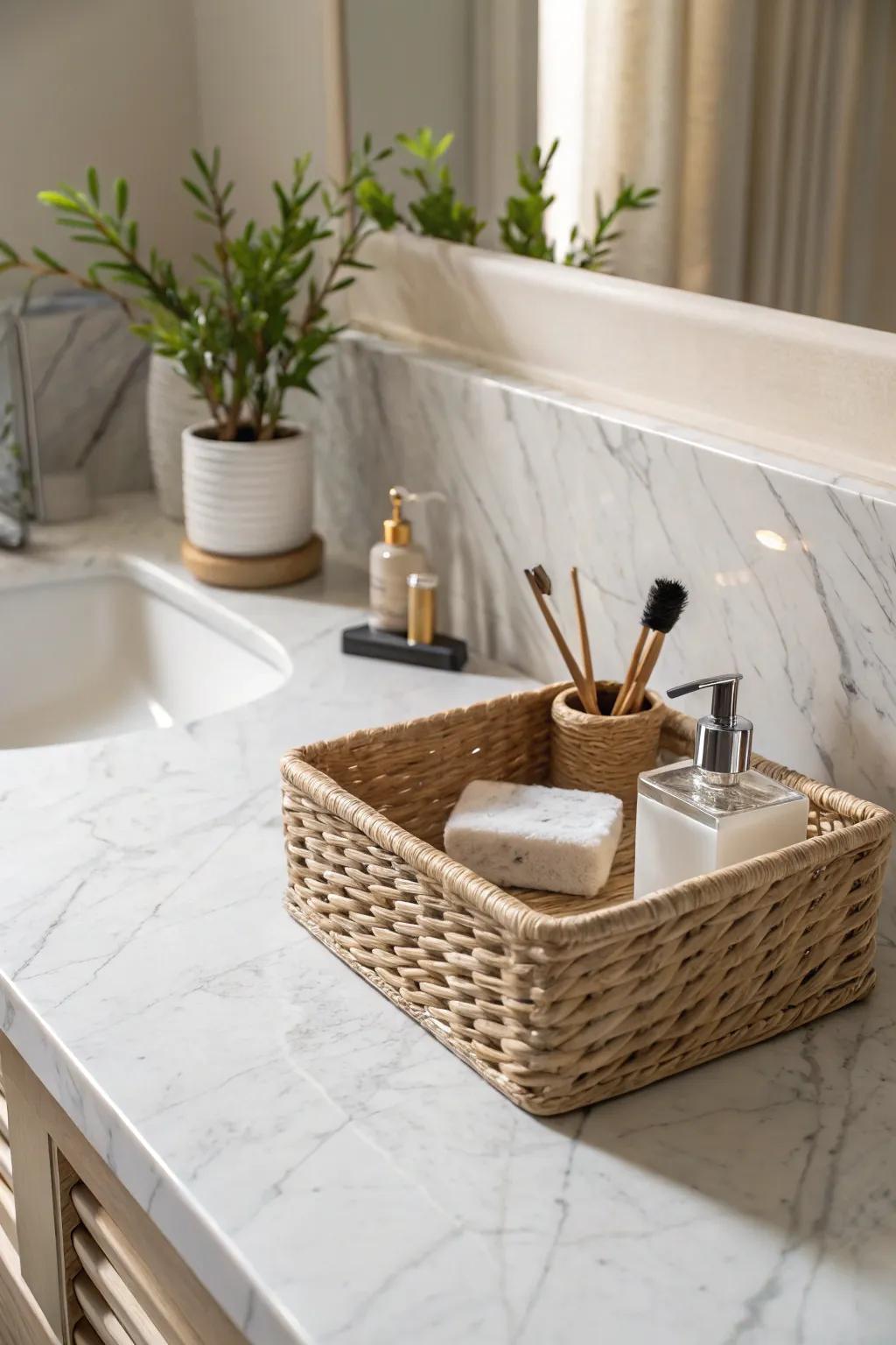 Textures conveying a narrative through contrast.