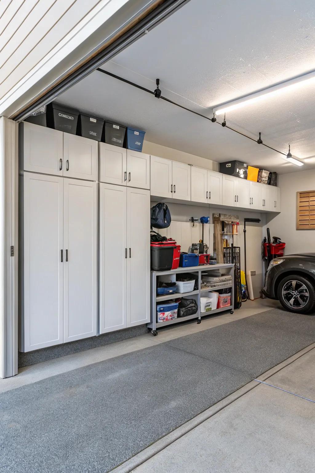 With clever hidden storage solutions, keep clutter at bay.