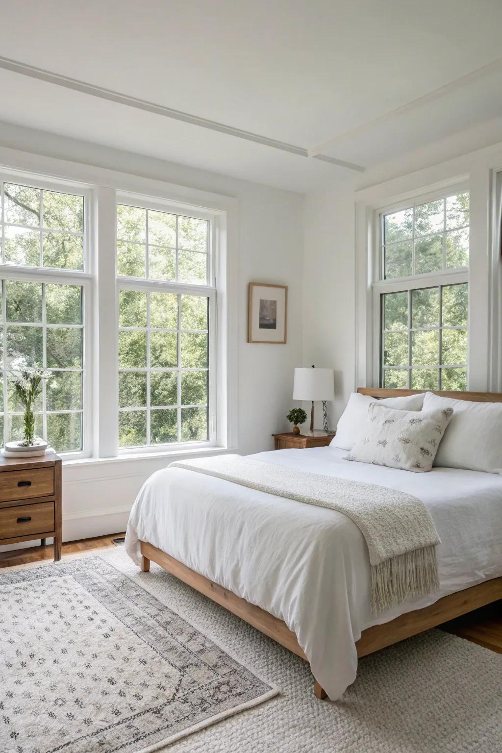 Celebrate purity with gentle white shades.