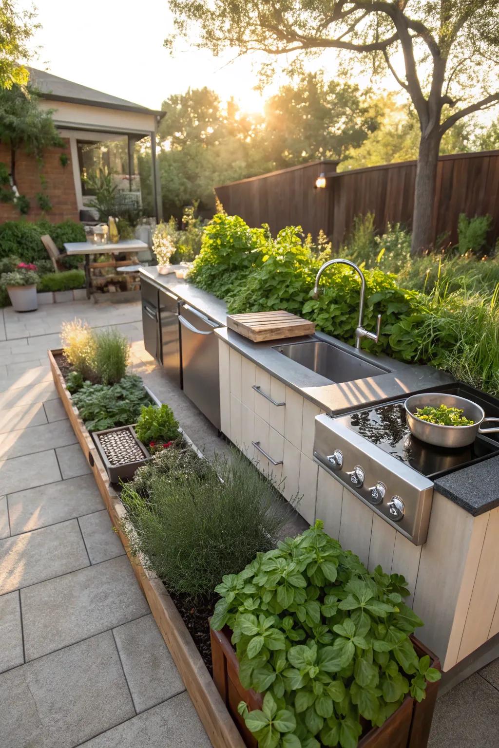 Enhance your culinary space with useful and elegant design features.