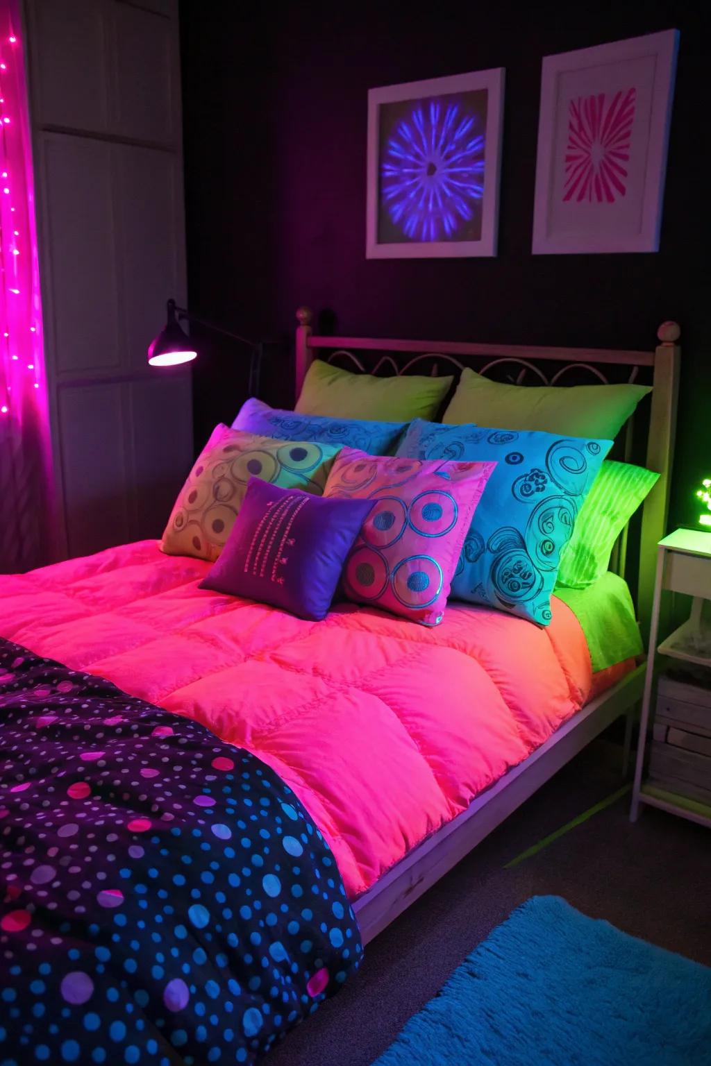 Delicate shining accents have the power to change your bedroom into a tranquil haven.