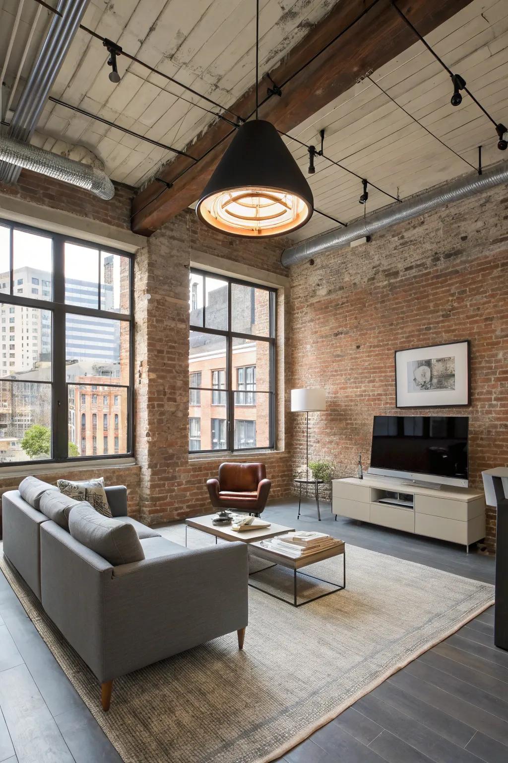 Lights with industrial elegance deliver a fearless, modern impression.