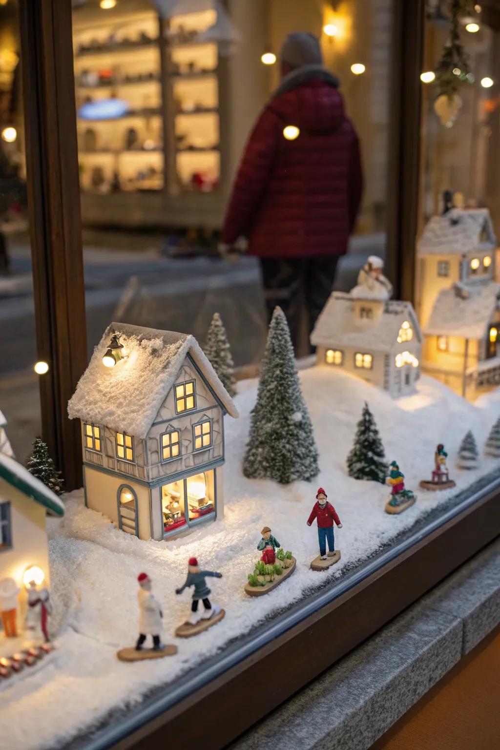 A scaled celebratory hamlet cultivates an engrossing window panorama.