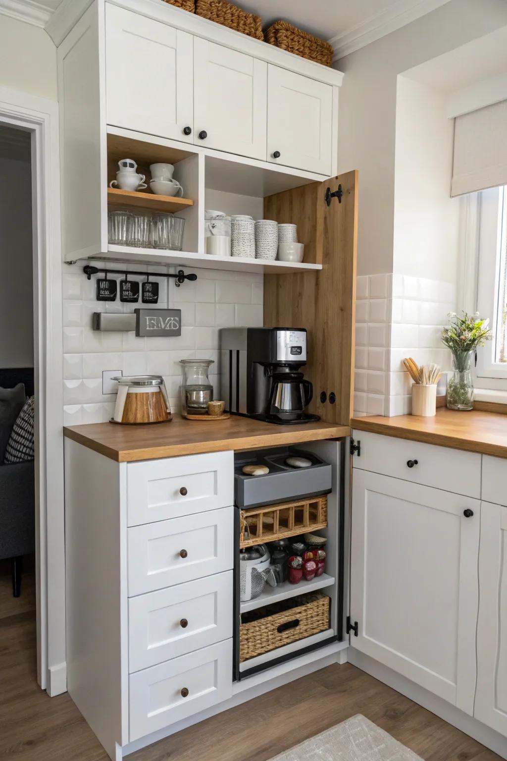 A small design that optimizes space efficiency.