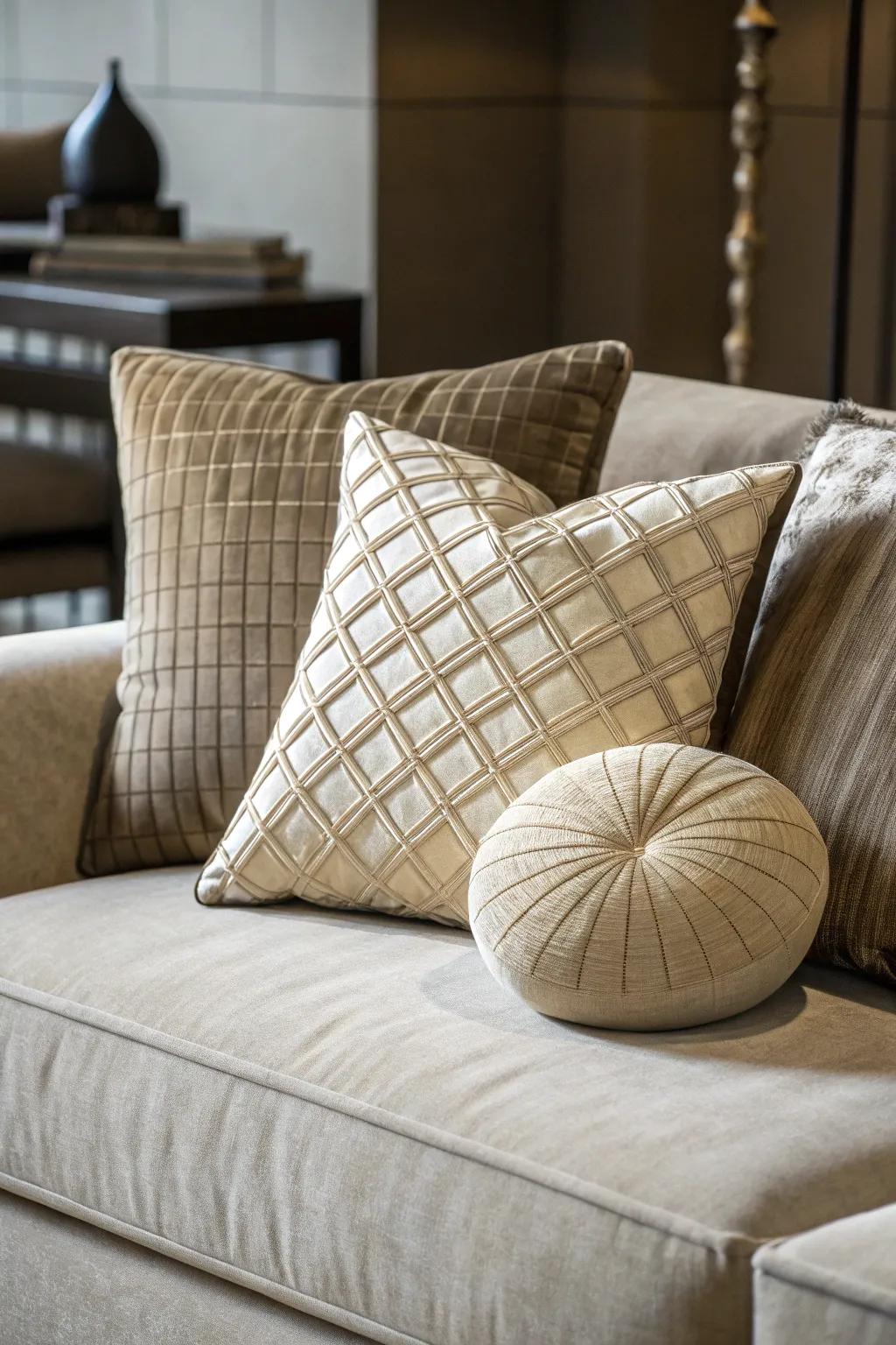 An asymmetrical design includes a playful dynamic.