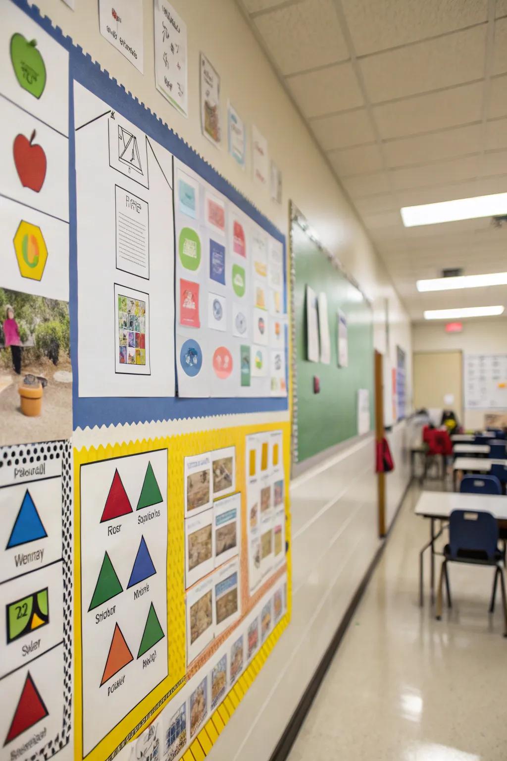 A vocabulary vista enhanced with visual aids such as images and configurations