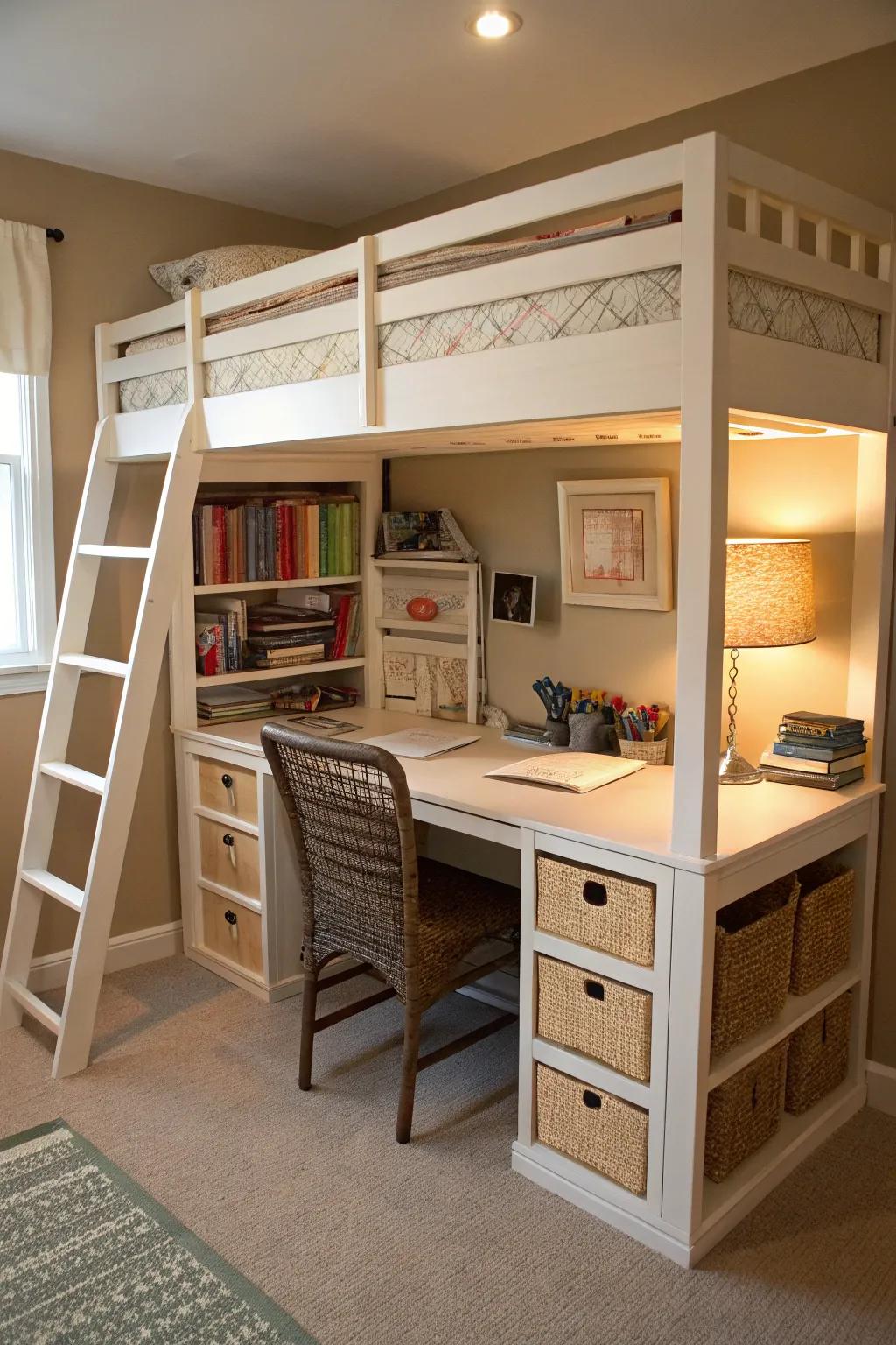 Furniture that saves space with a sophisticated edge.