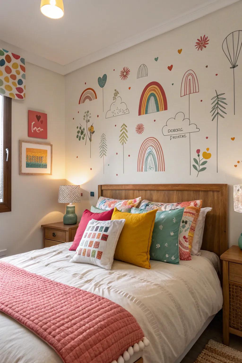 Playful touches inject personality and enjoyment into a shared setting.