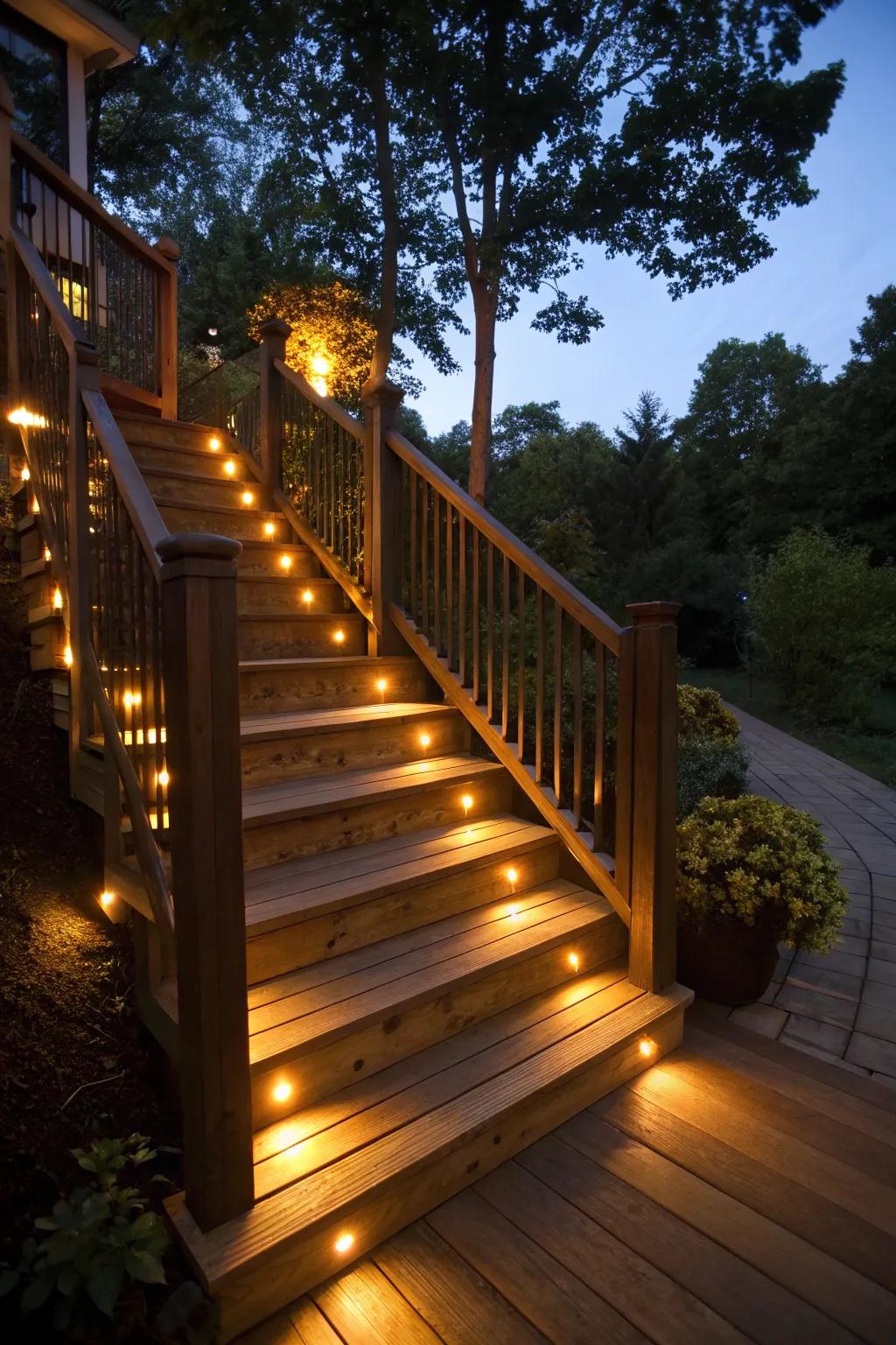 Warm lighting for an inviting ambiance