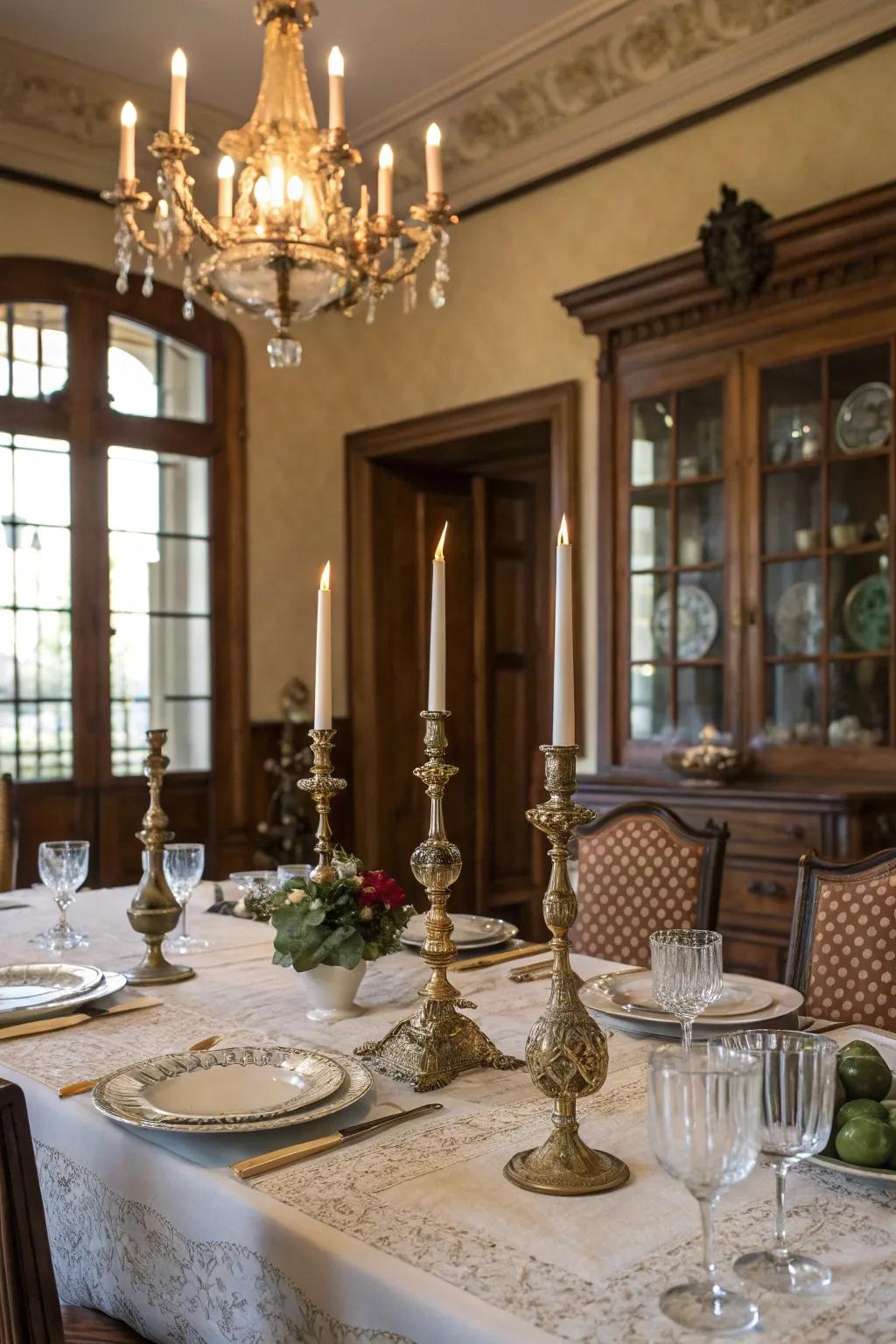 Classic charm: Vintage accents bring warmth and individuality.