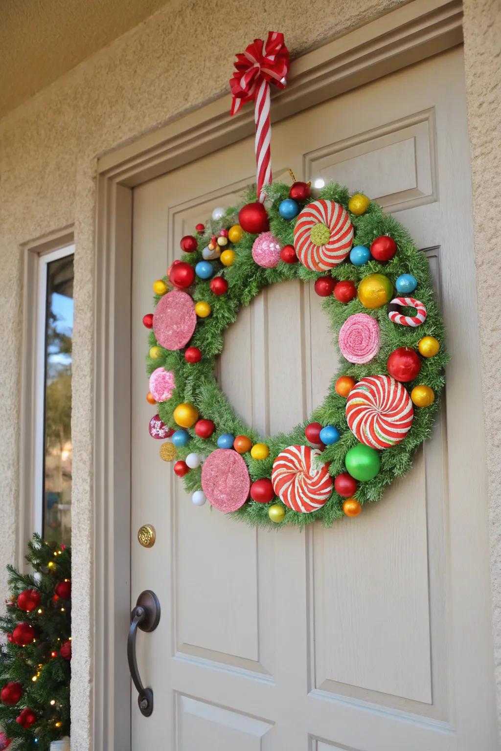 A sweet treat-themed ring contributes a delightful welcome to any abode.