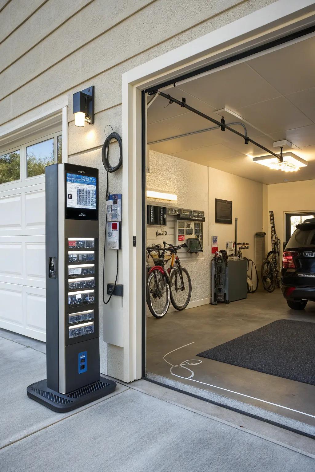 Keep gadgets charged and ready with an entryway station.