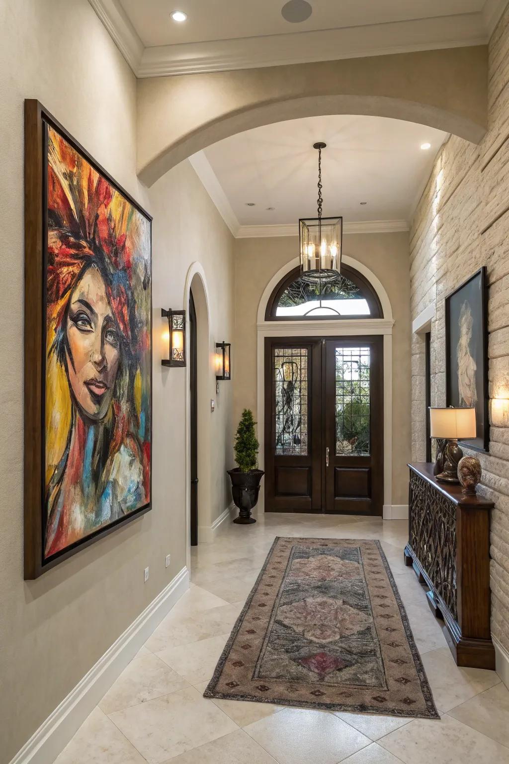 Strong visual elements set the tone and communicate personality.