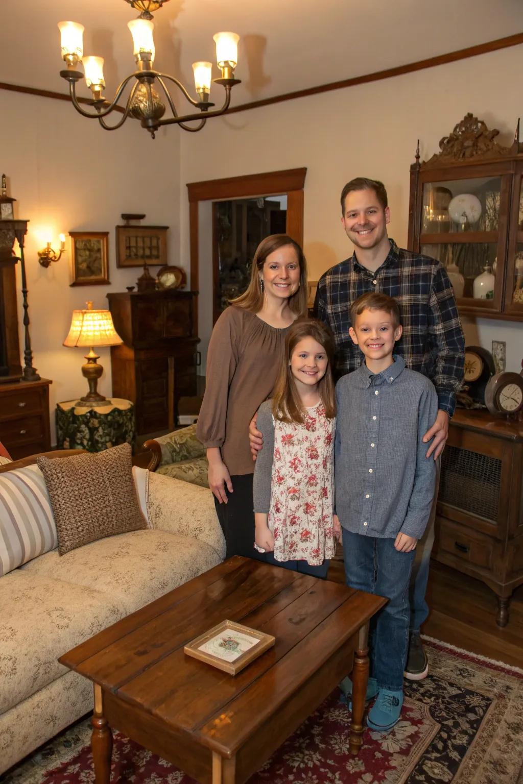 Craft a classic aesthetic with retro-inspired decor.