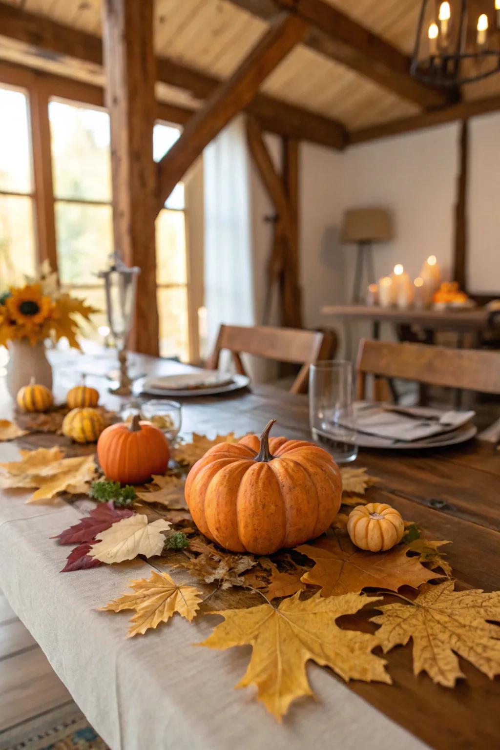 Seasonal decor brings a timely touch to your table.