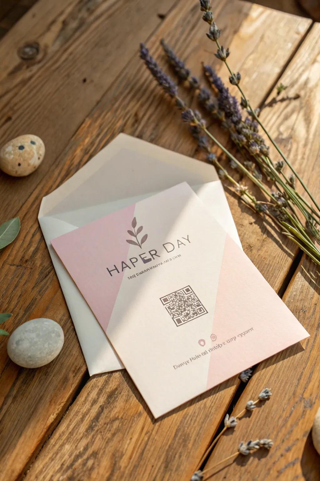 Introduce a digital enhancement to your Father's Day card featuring a bespoke matrix code surprise!