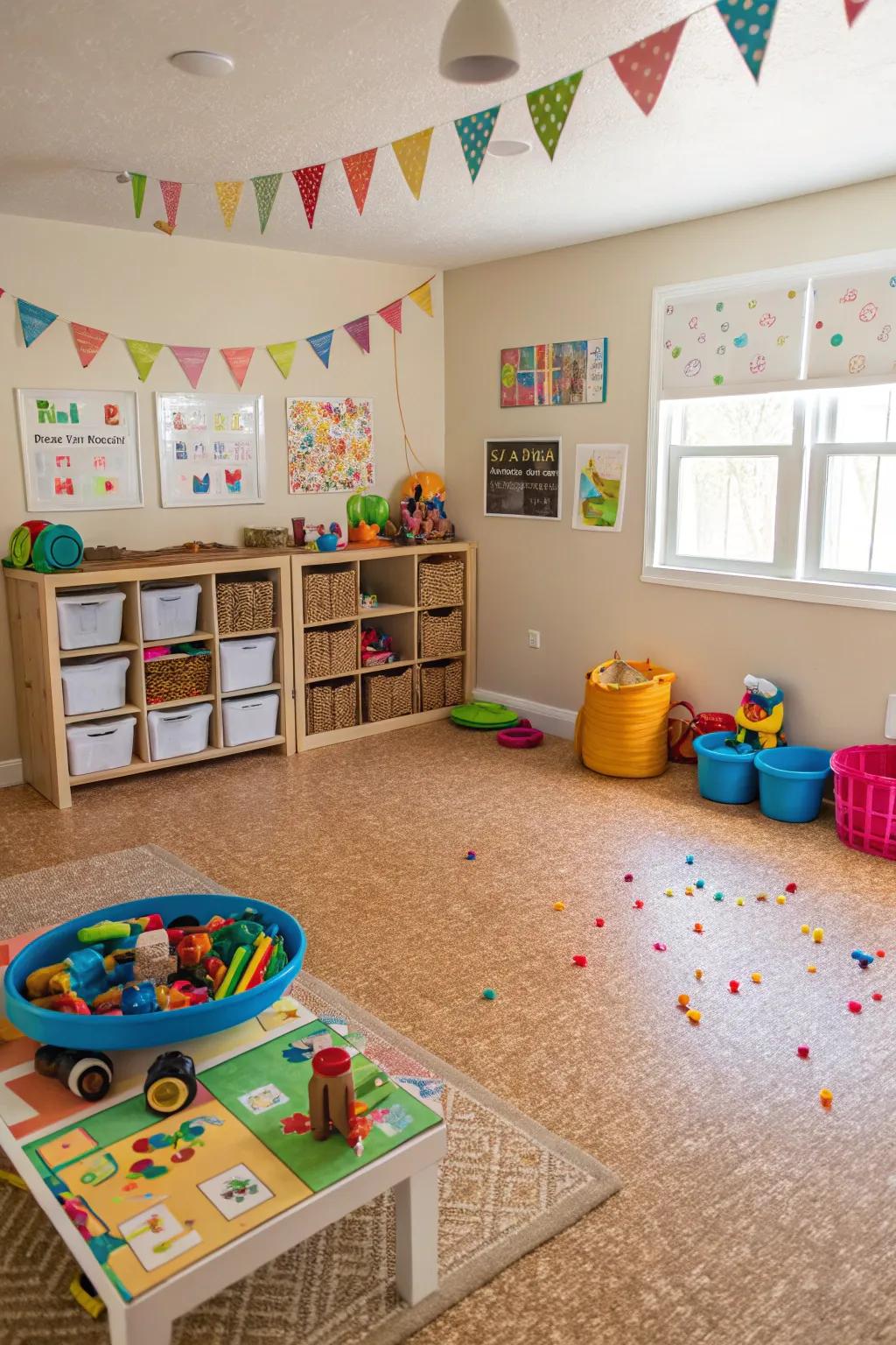 Delicate and sustainable bark floors for family enjoyment.