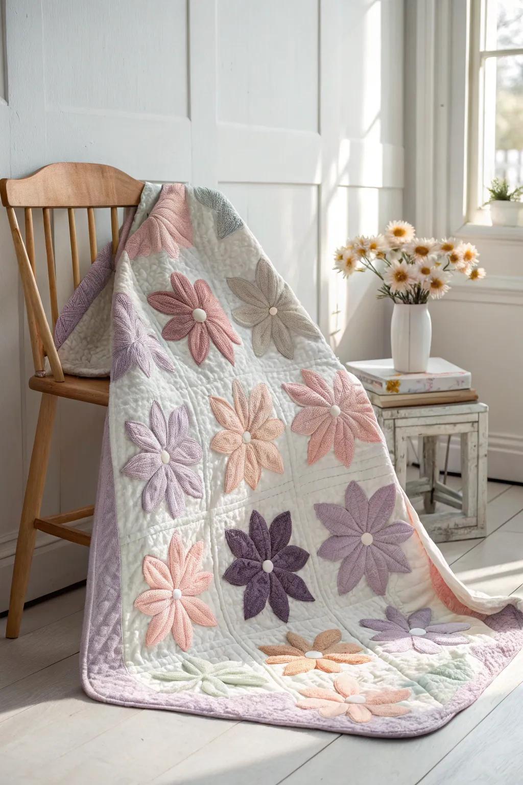 Unleash your creativity with bloom fragment arrangement—where every stitch narrates a tale.