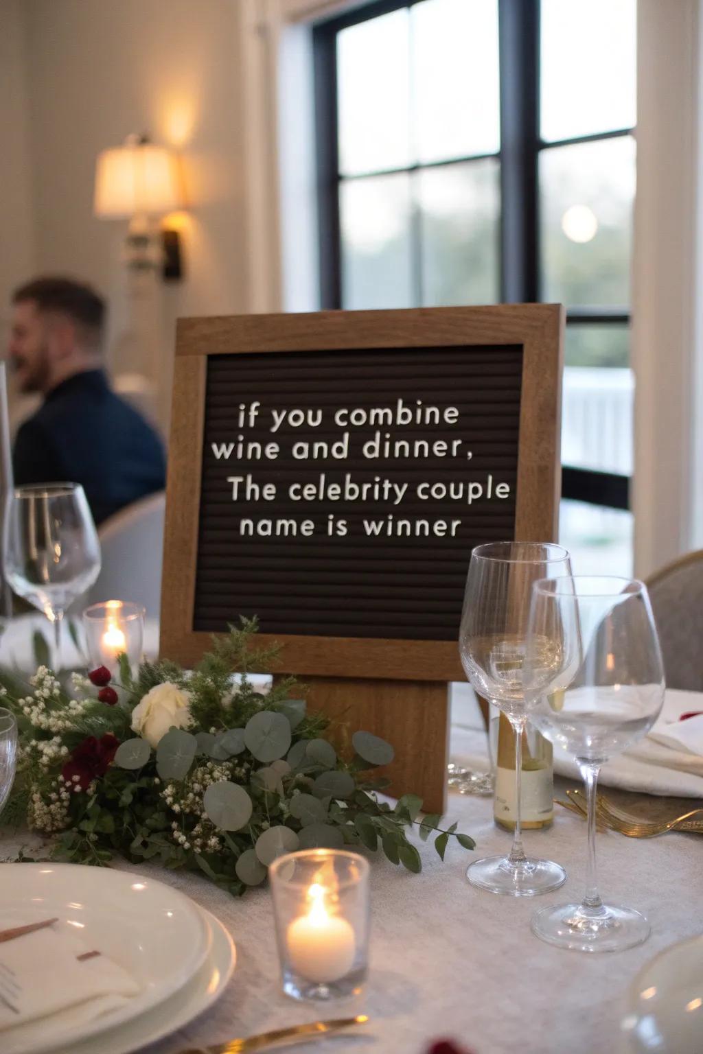 A fun addition to your mealtime conversations.
