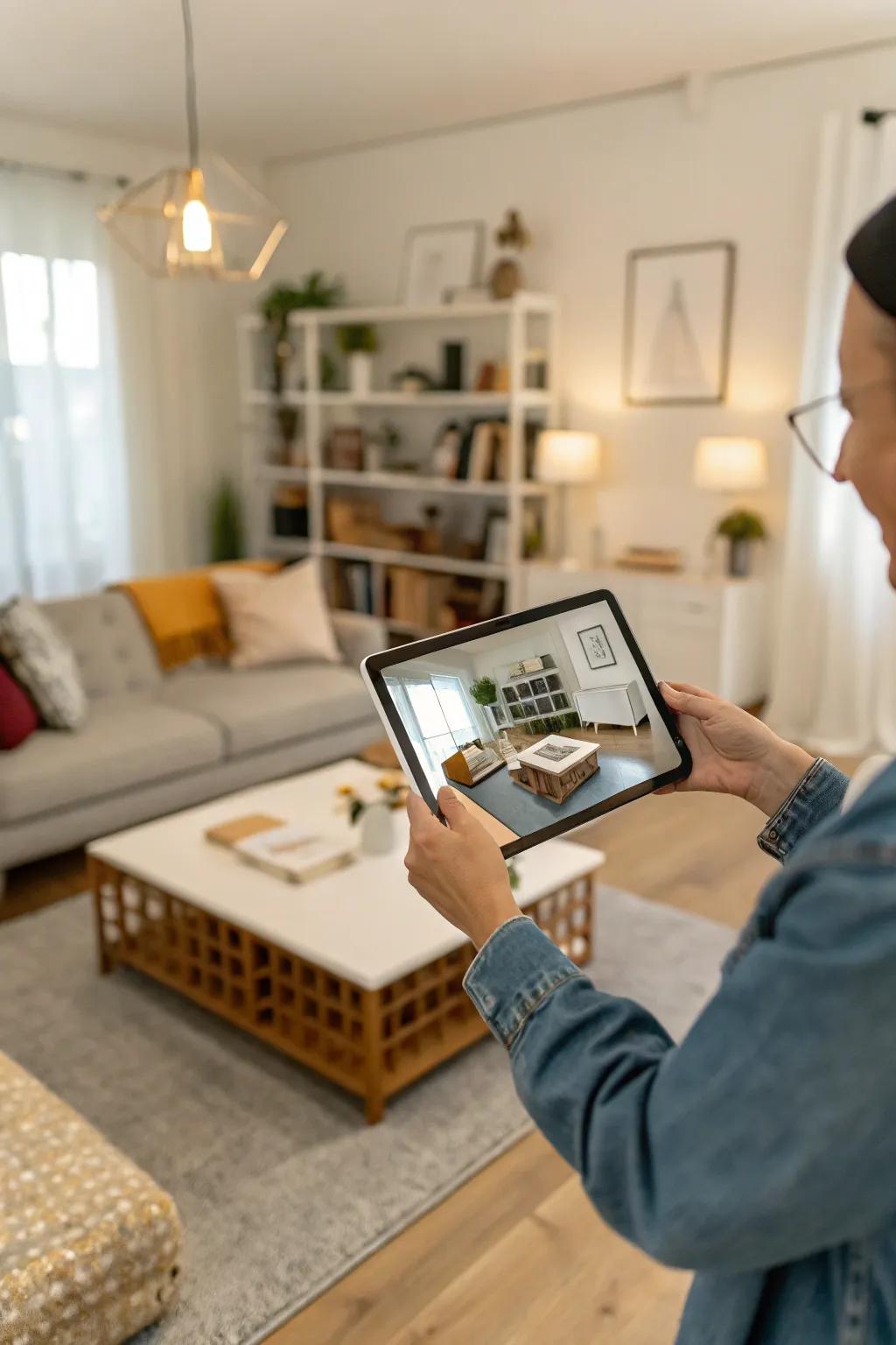 Expanded reality makes decorating decisions a breeze.