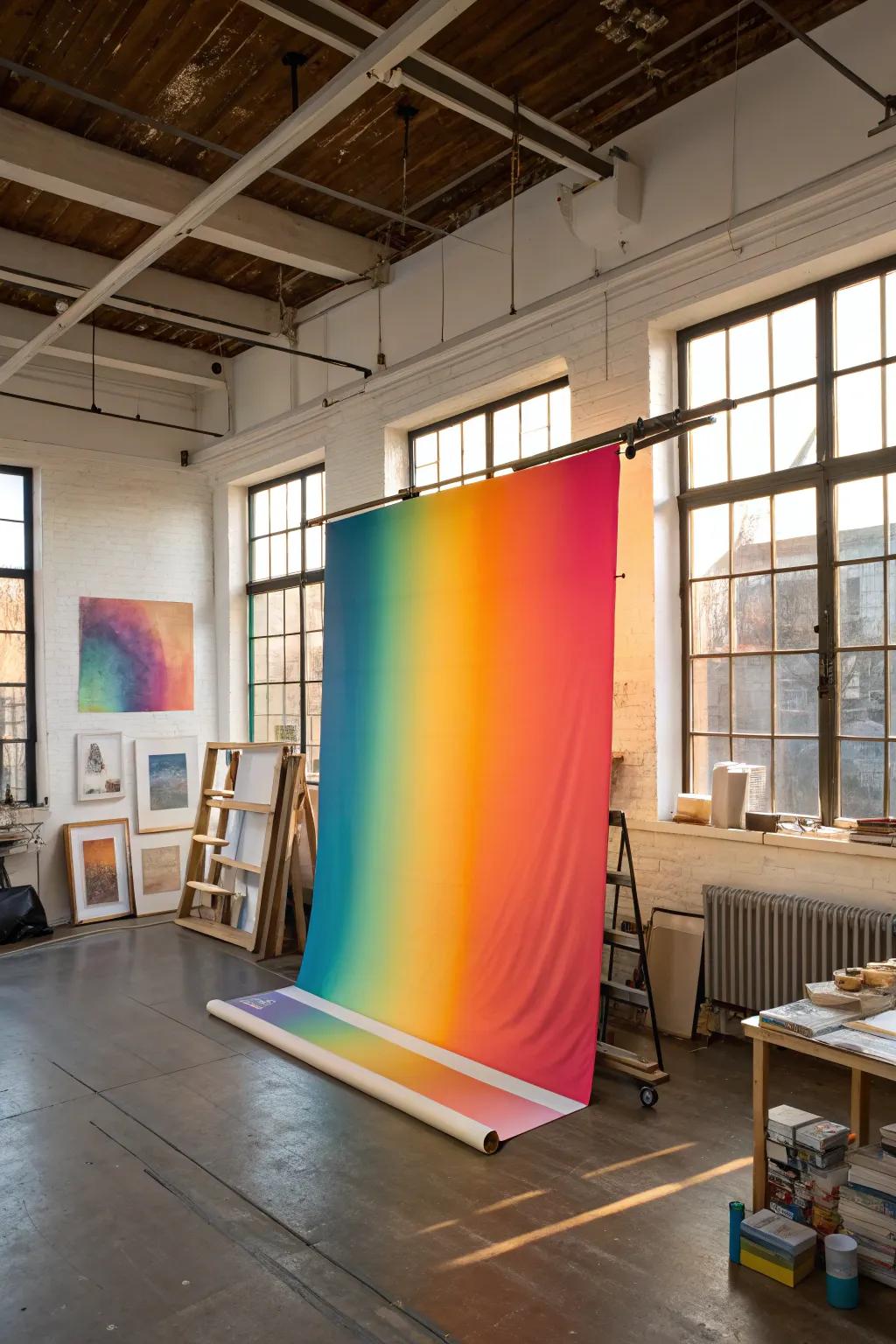 Dynamic gradient artwork designed to inspire creativity.