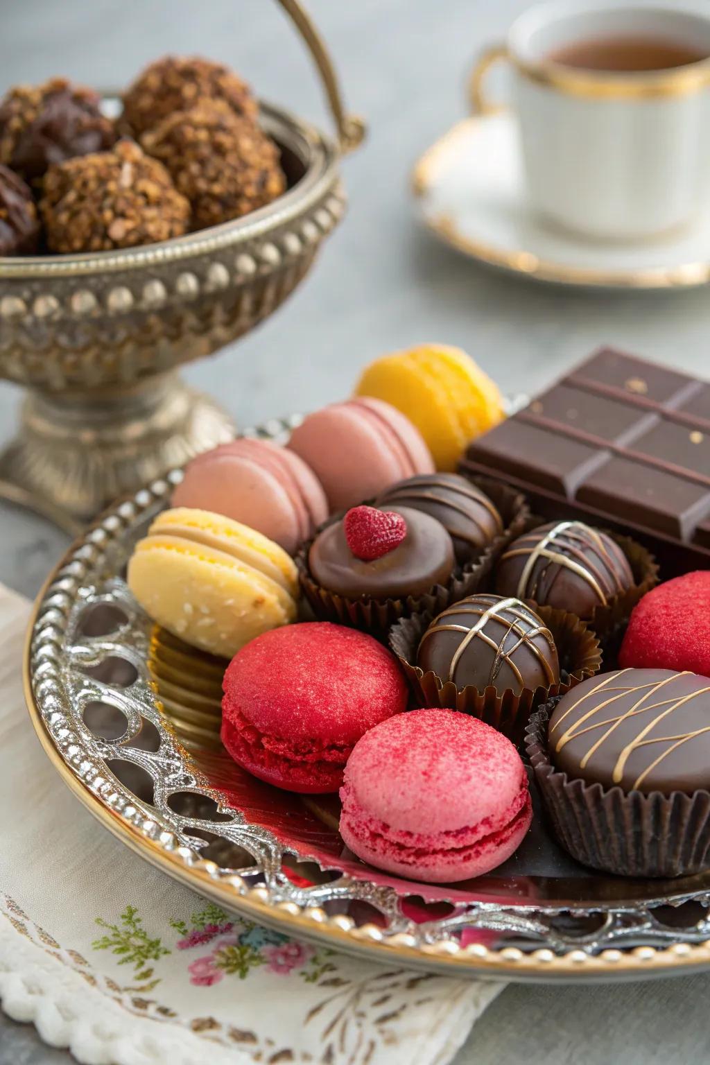 A tempting assortment of sweet treats perfect for dessert enthusiasts.