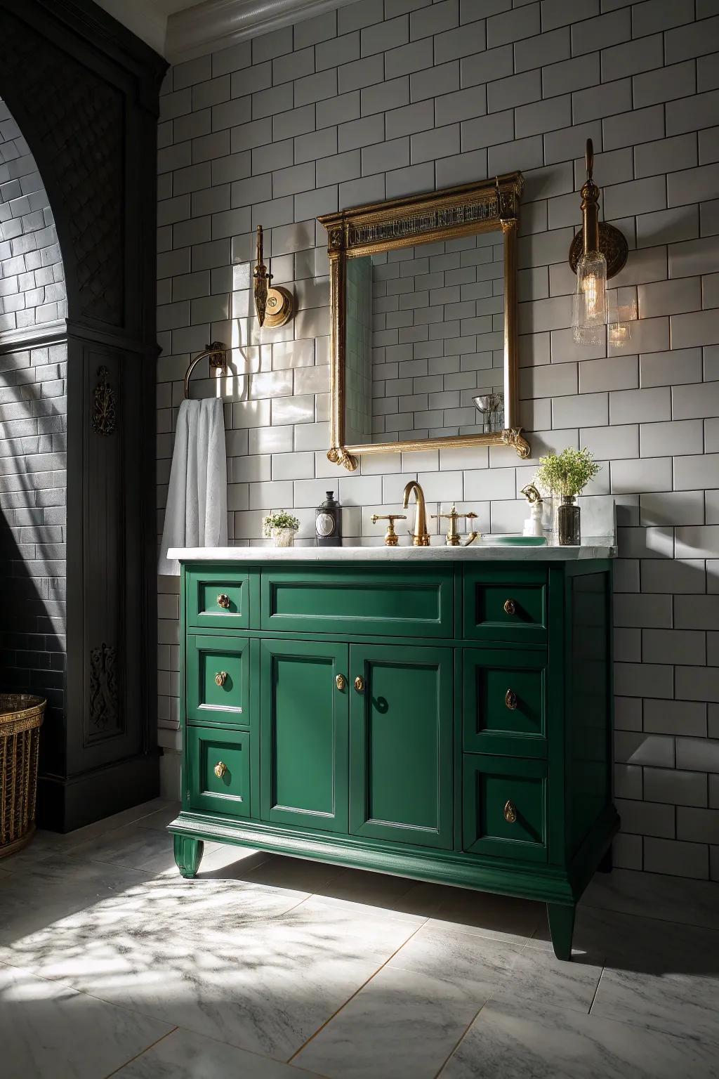 Woodland console providing a striking and dramatic aesthetic.