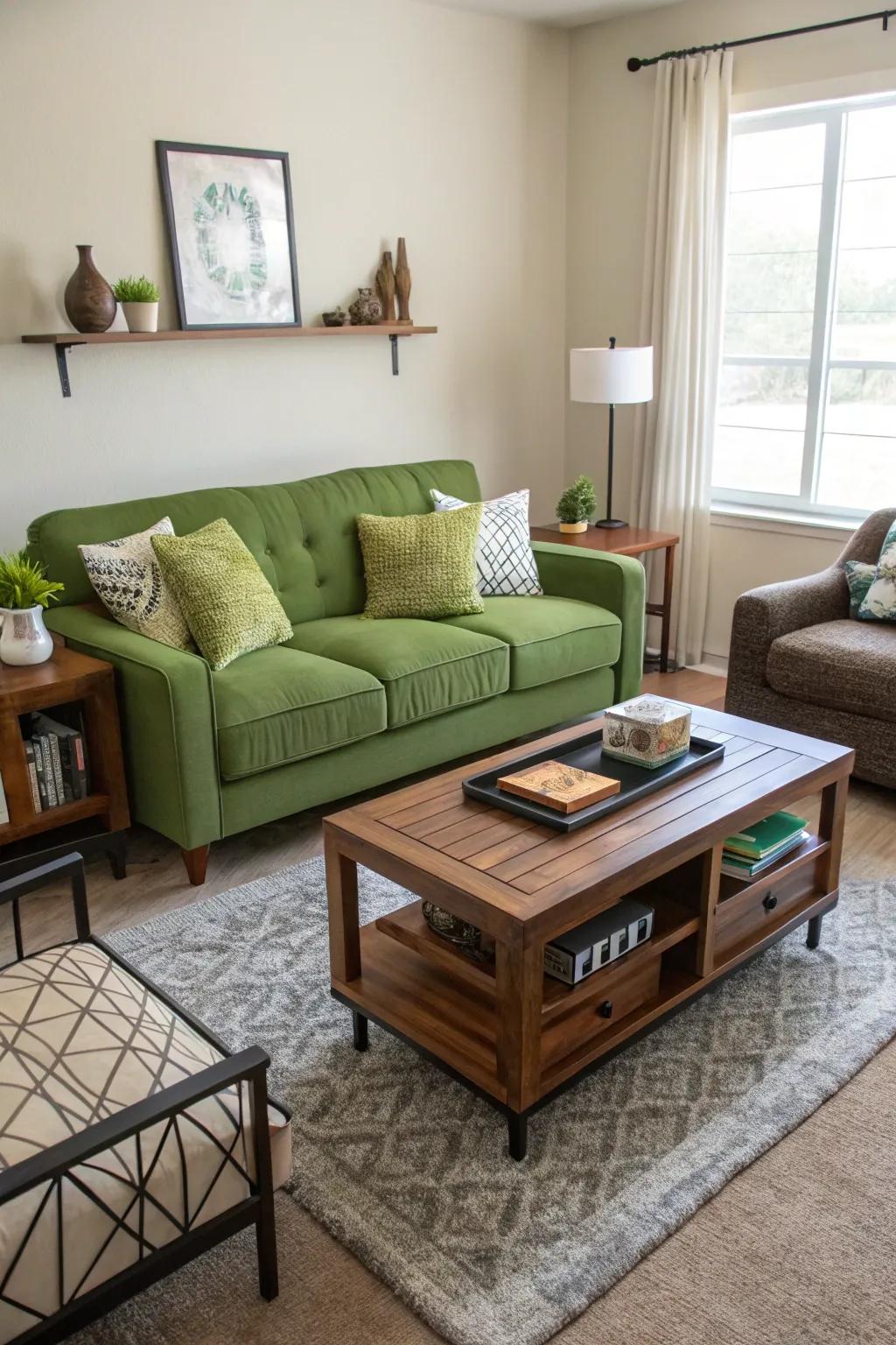 Experimenting with decoration positioning can improve both style and purpose.