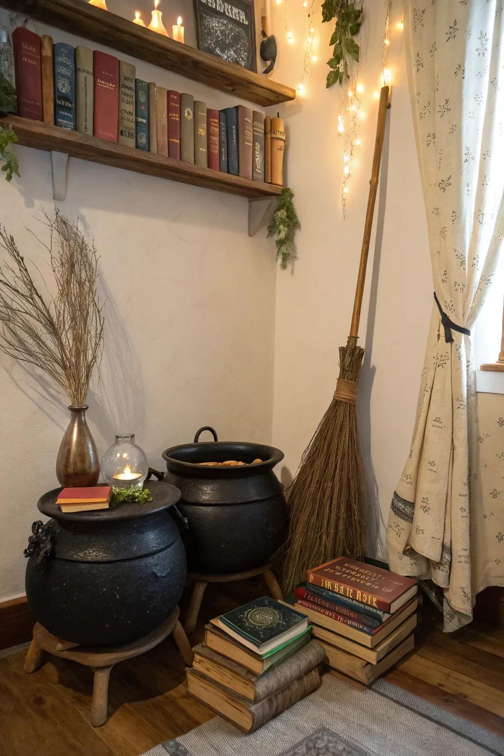 Summon a sorceress's haven for your Halloween festivities.