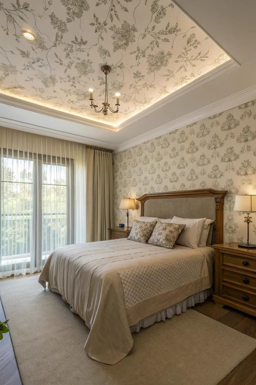 Ceiling decor adds an unexpected and fascinating aspect to any space.