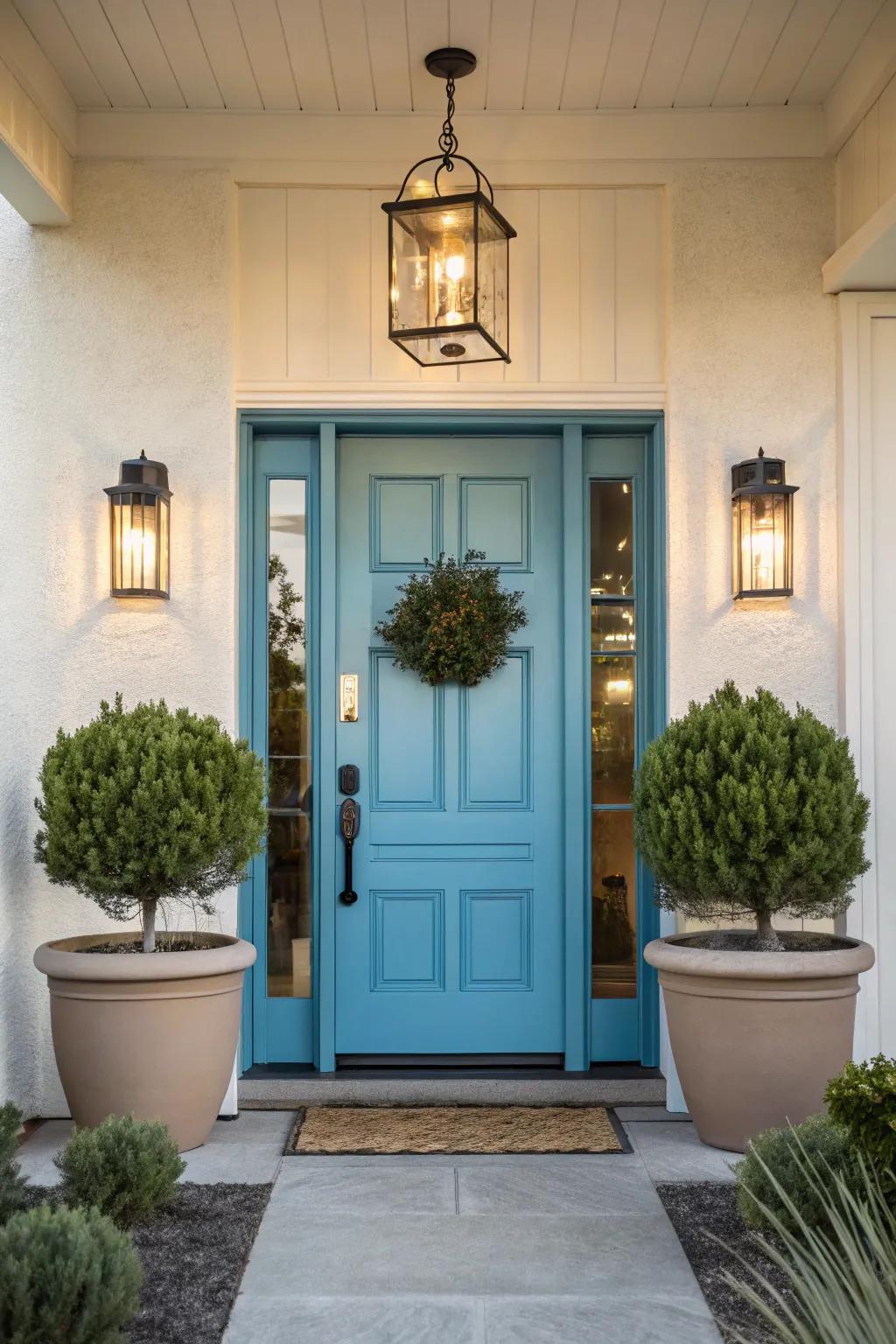 A vibrant entrance space establishes the atmosphere for your home's aesthetics.