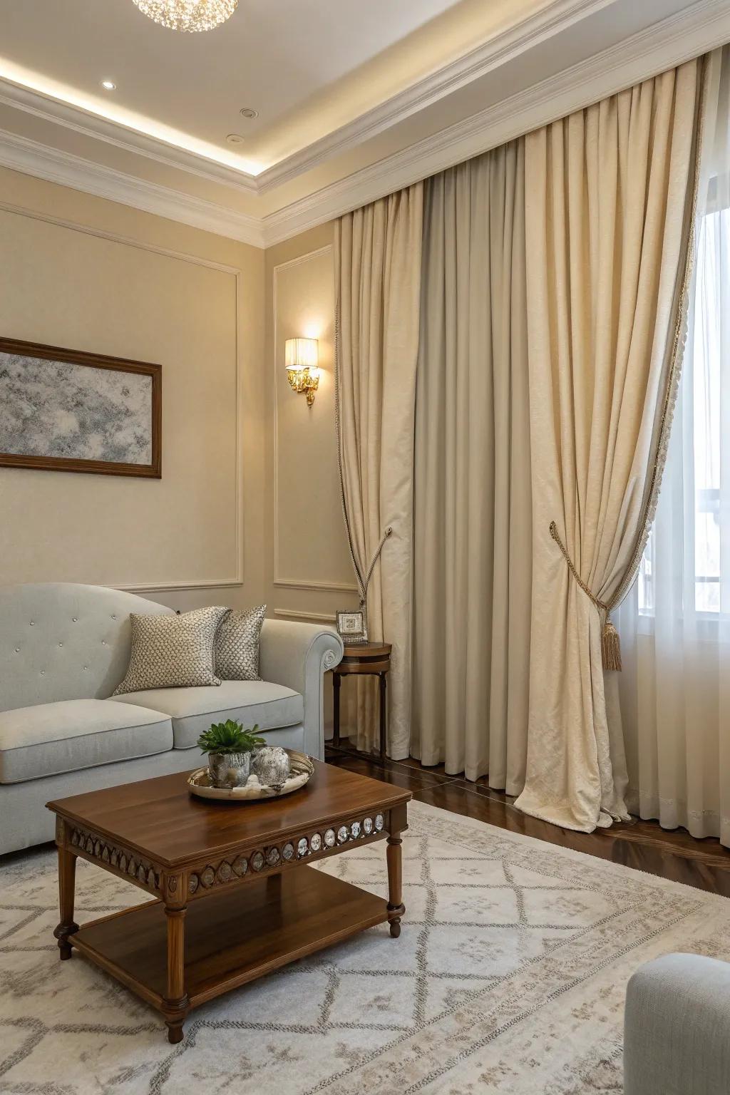 Establish a peaceful atmosphere with relaxing subdued tones.