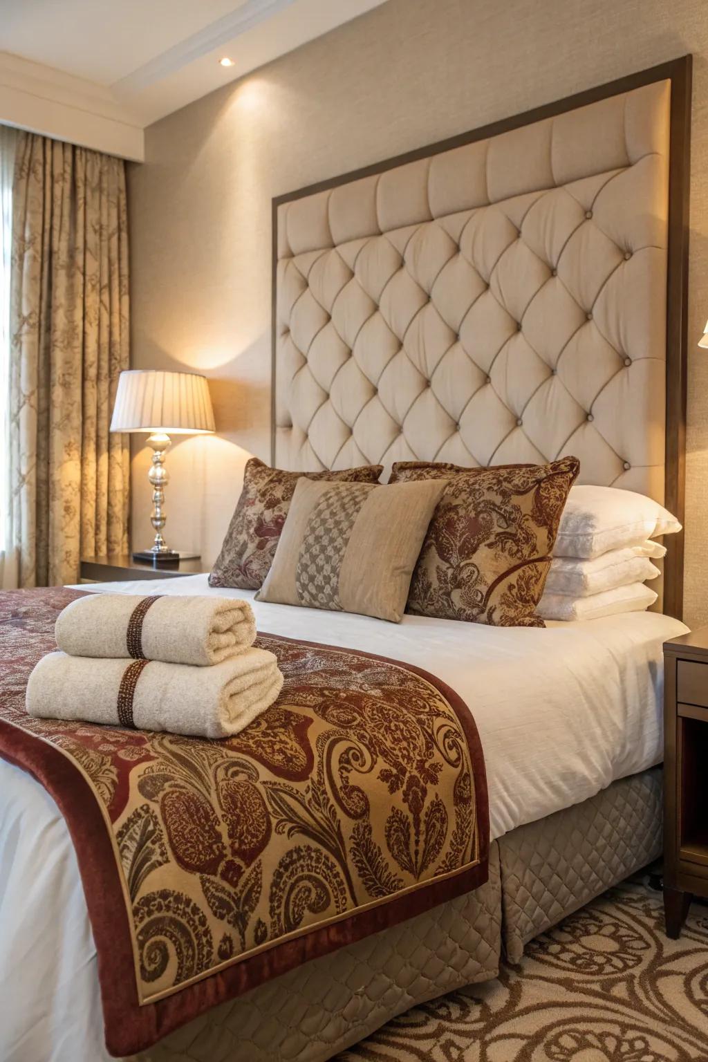 Plush textiles add layers of comfort and luxury to any space.