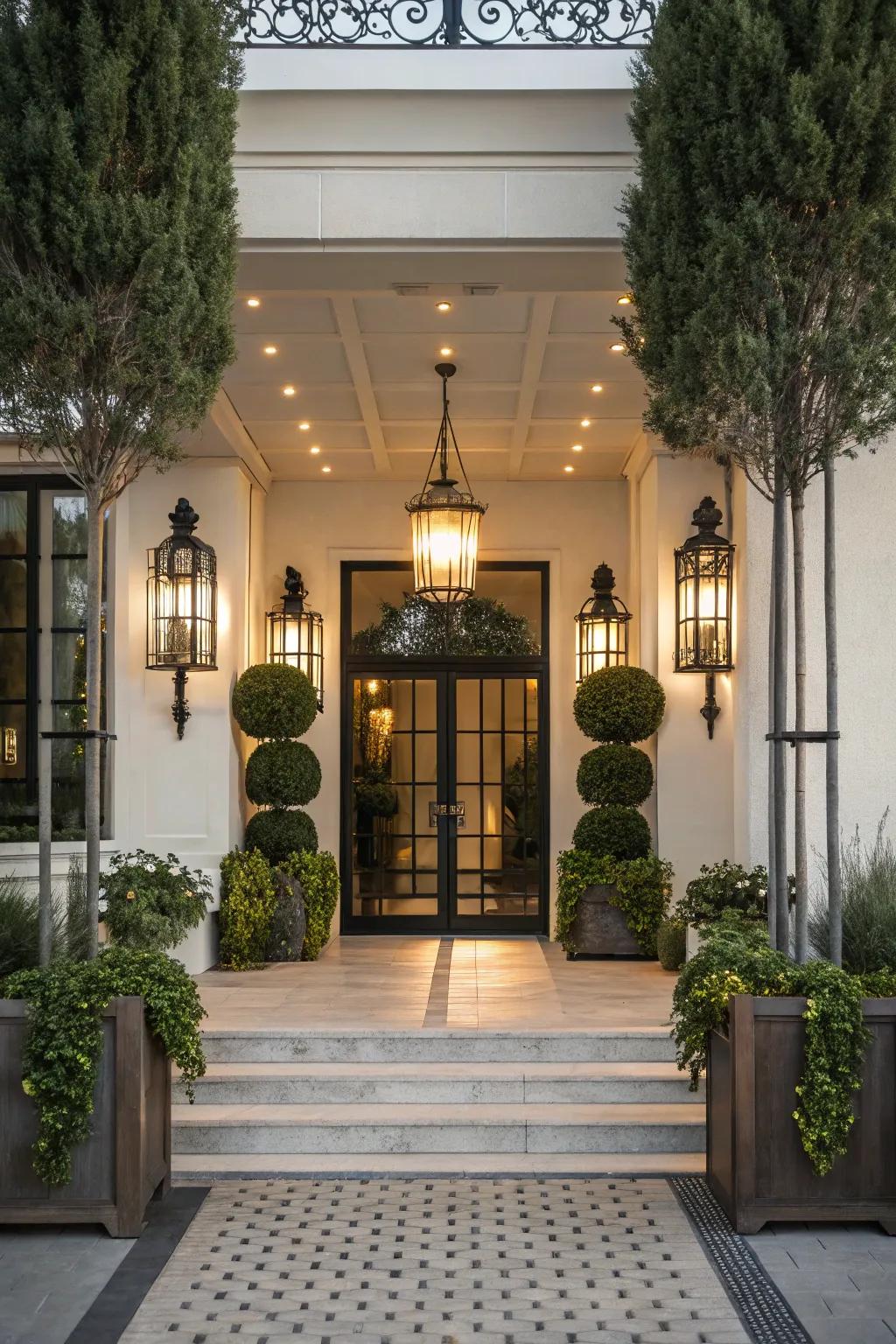 Equilibrium bringing harmony and balance to your entrance.