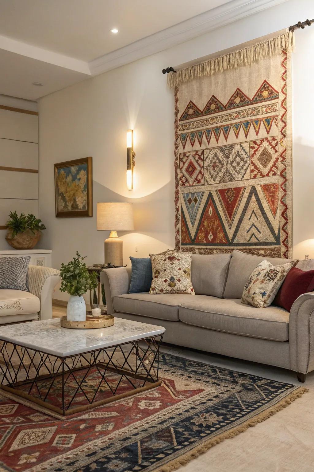 Balance in coloring gives a sense of harmony to your living space.