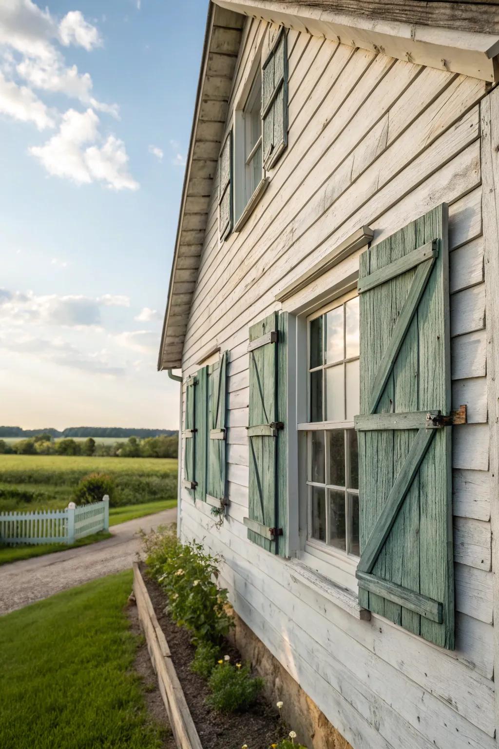 Board and batten shields offer rustic charm with added security.