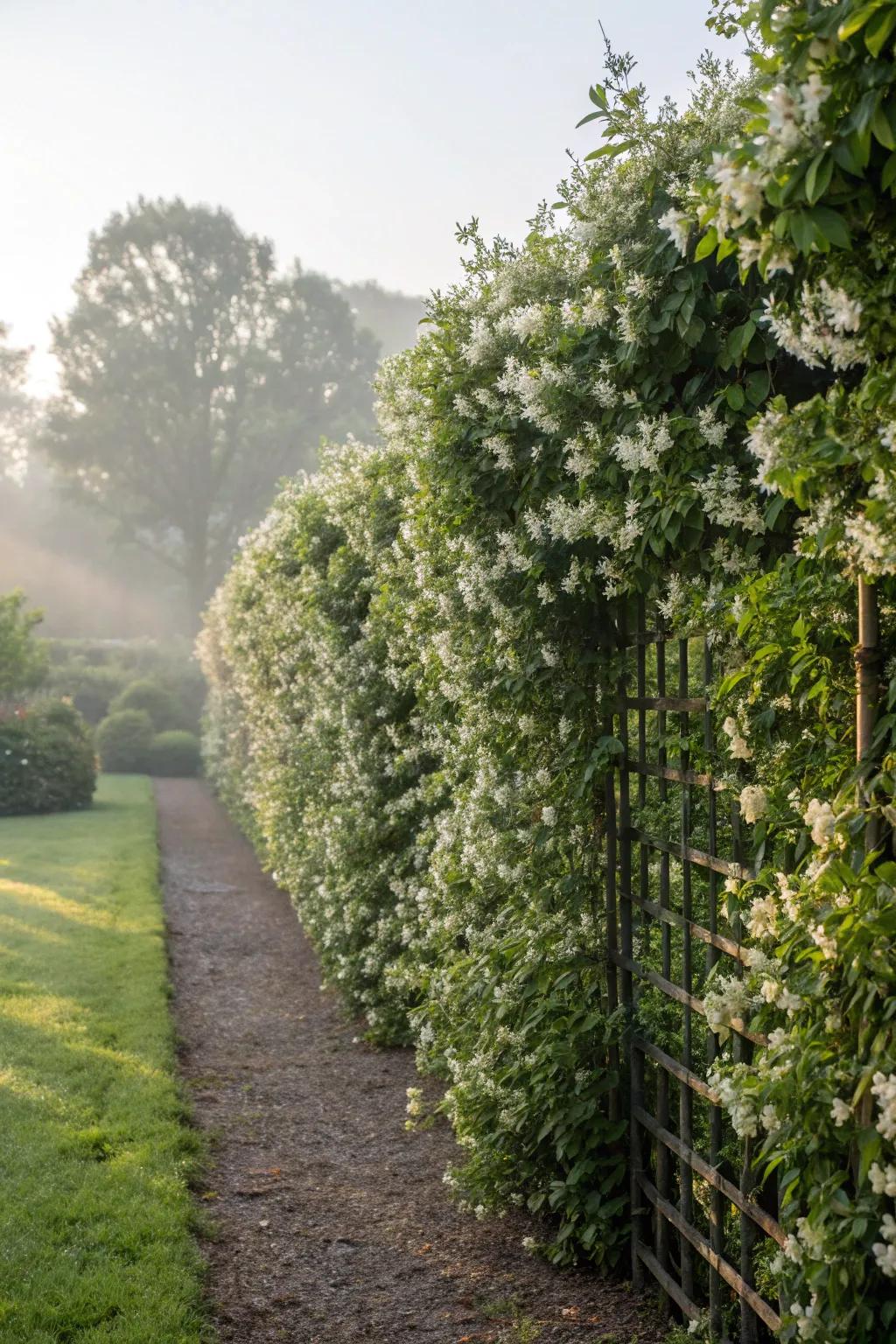 Relish seclusion and charm with snow vine’s dense coverage.