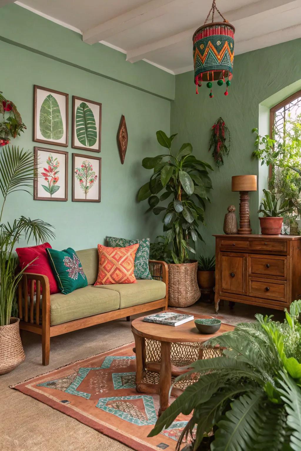 Use vibrant and organic colors to encapsulate the jungle's essence.