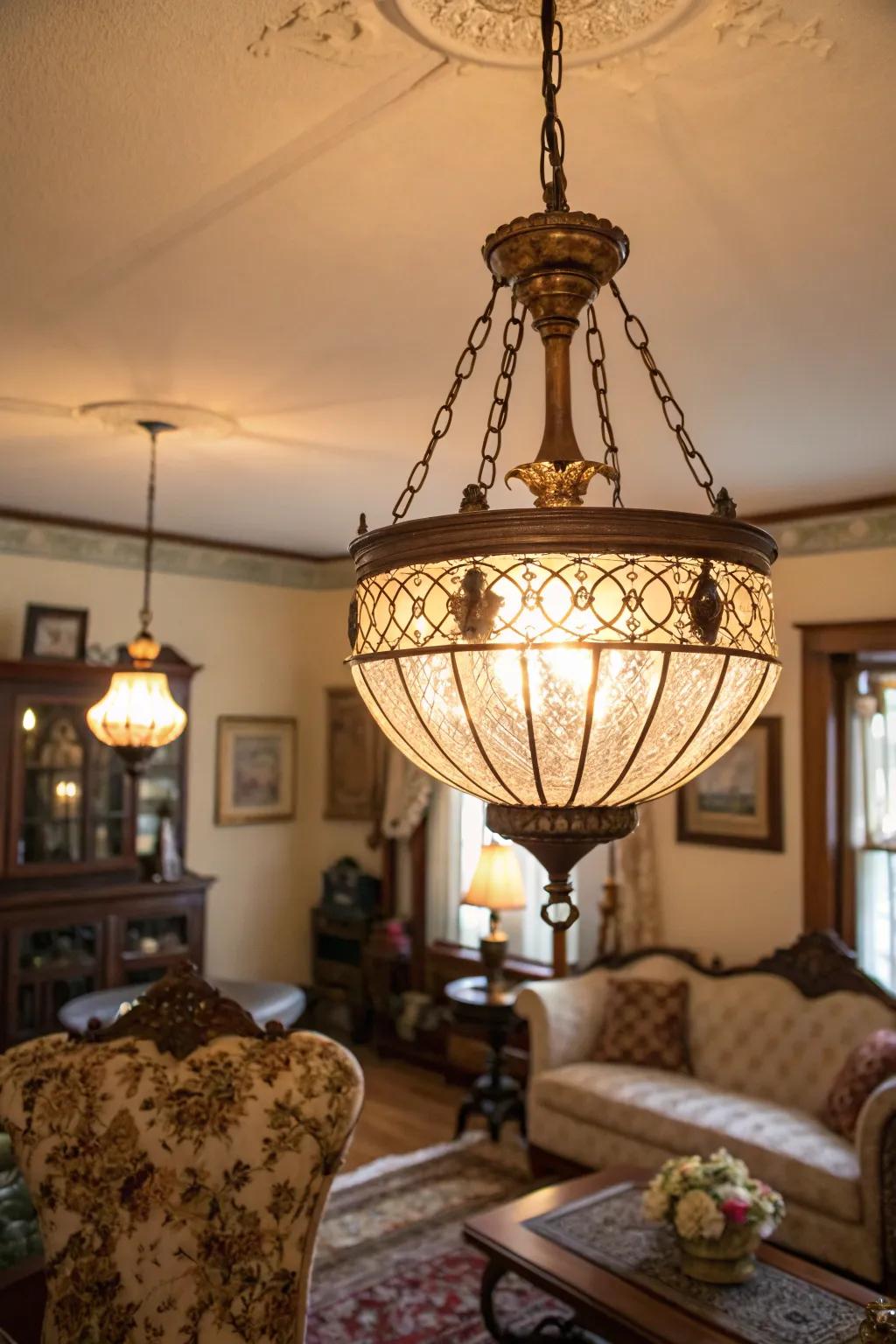 Classic fixtures revive charm and history.