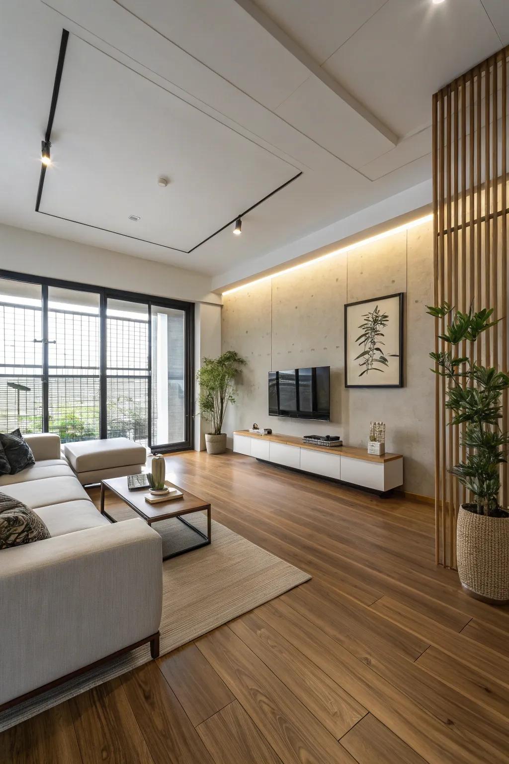 Bamboo flooring presents a sustainable and fashionable choice for contemporary homes.