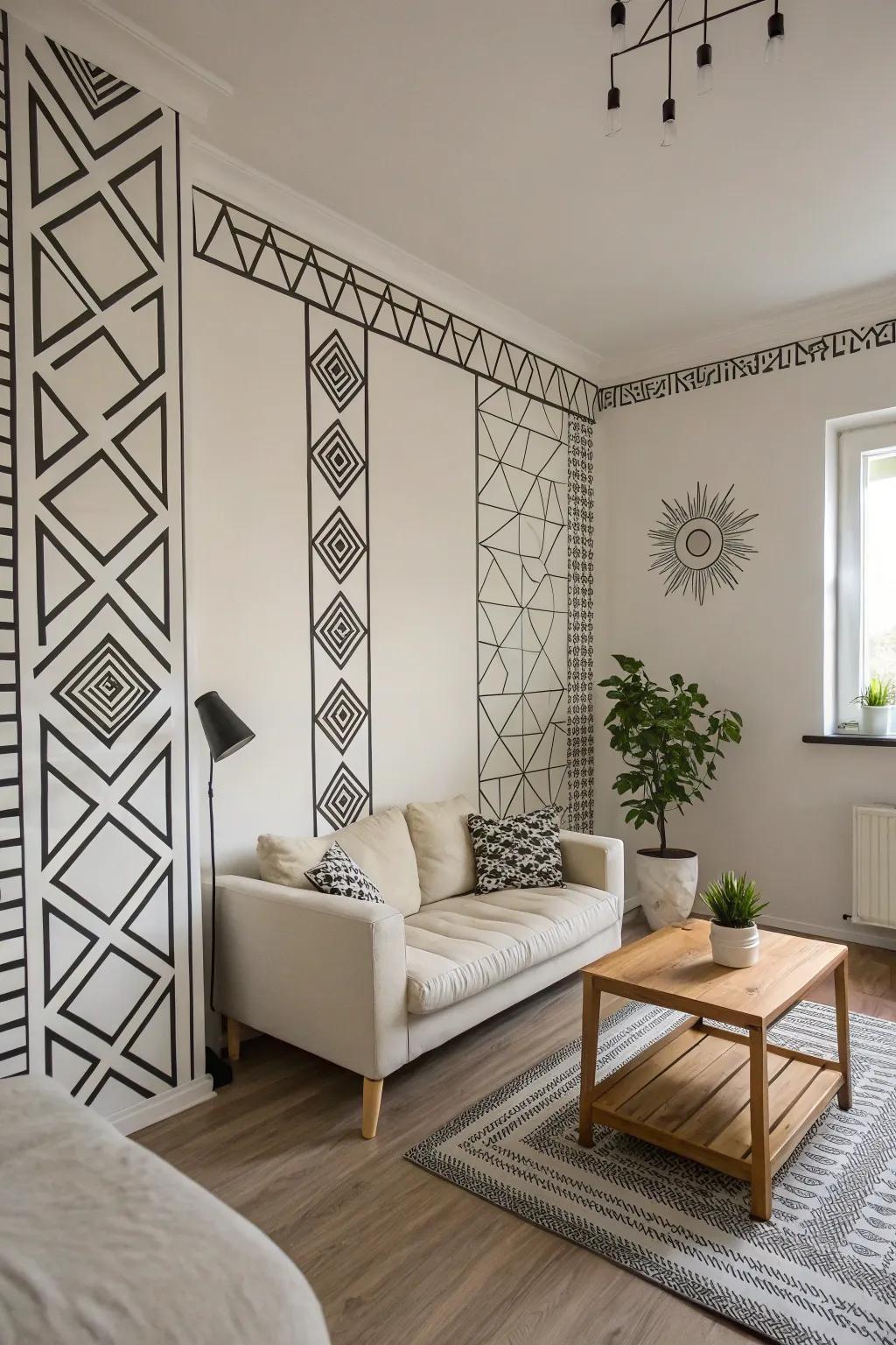 Monochrome designs offer simplicity and sophistication.