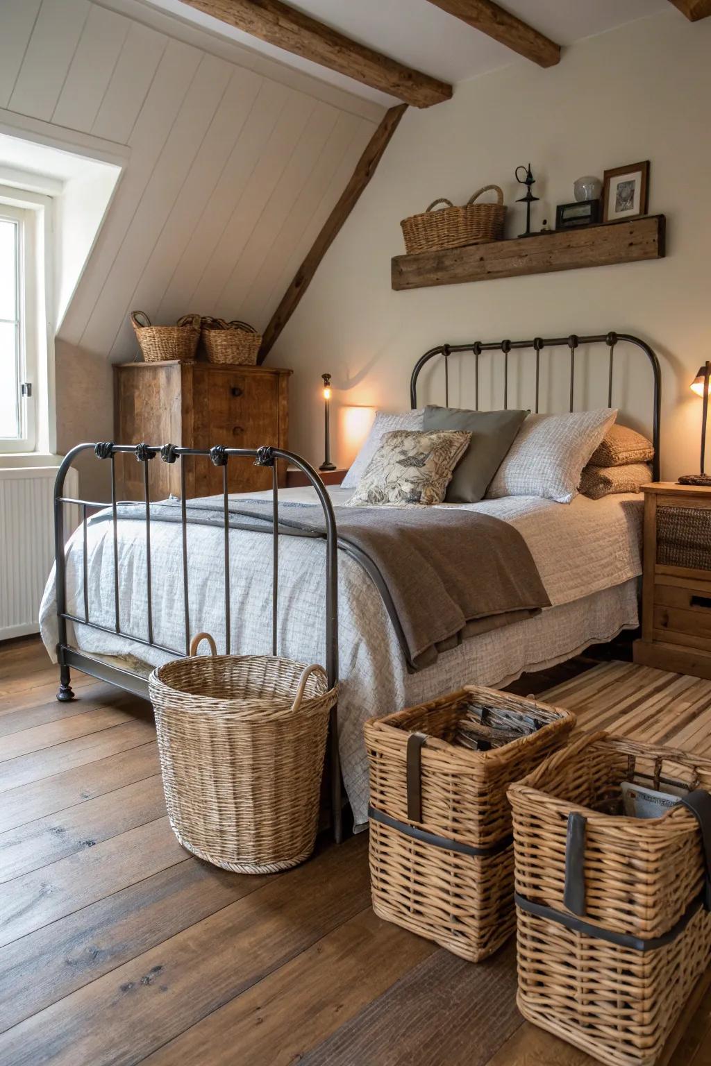 Countryside flair emphasized through farmhouse accessories